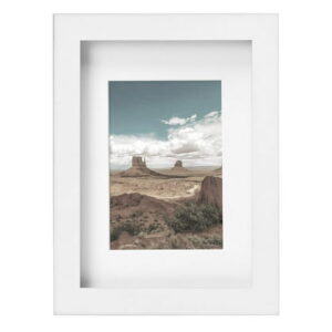 hometrends Gallery White Picture Frame, 5 x 7" to 3.5 x 5"