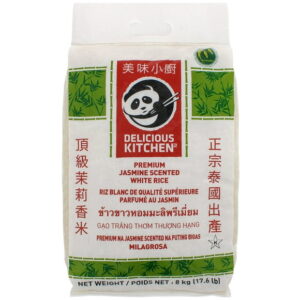 Delicious Kitchen Premium Jasmine Scented White Rice, 8 kg (17.6 lb)