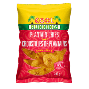 Plantain Chips - Spicy, Plantains, Modified Palm Oil, Salt, Spices, 200g