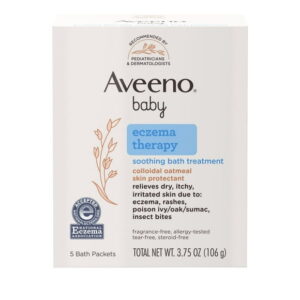 Aveeno Baby Soothing Baby Bath Treatment, 5 x 21g
