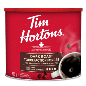 Tim Hortons Dark Roast Fine Grind Coffee 825g, 825 g