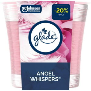 Glade® Scented Candle Air Freshener, Angel Whispers, 1-Wick Candle