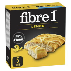 Fibre 1 Delights - Lemon Flavour Bars, 125 g