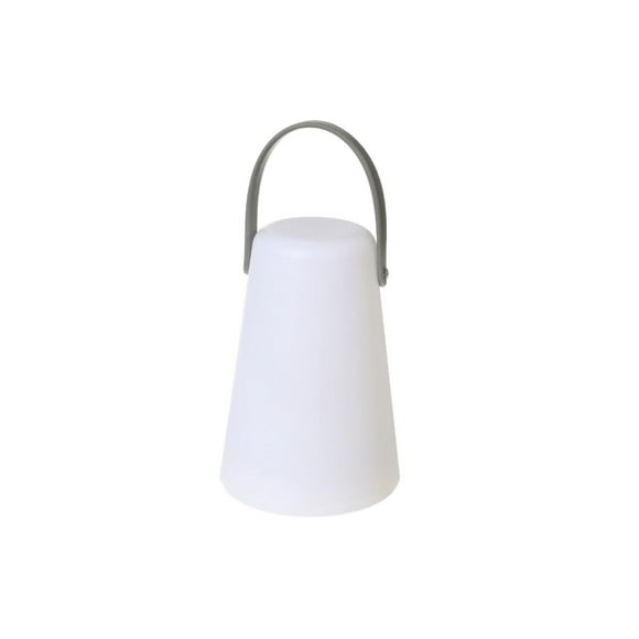 LED Outdoor Lantern WhiteGrey Handle