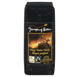 Jumping Bean Deap Water Whole Bean Coffee, 454 g (1 lb)