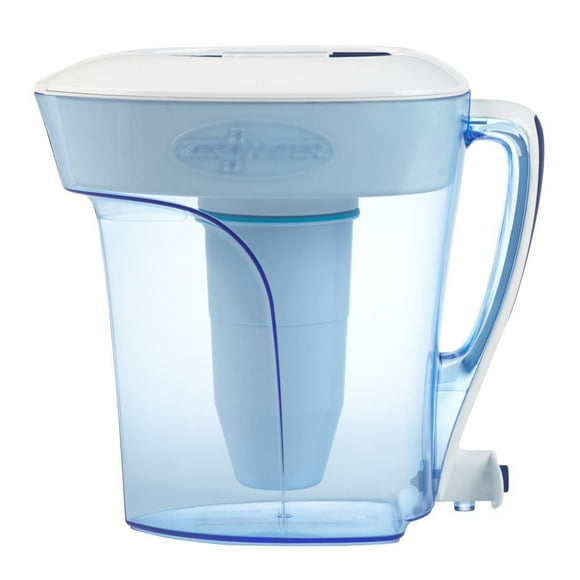 10 Cup Ready-Pour Pitcher with Free Water Quality Meter, 10 Cup Capacity