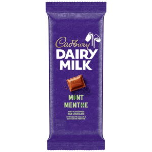CADBURY DAIRY MILK Mint Chocolate Bar, Mint Flavoured CADBURY DAIRY MILK Milk Chocolate Bar, 90 g, CADBURY DAIRY MILK MINT 90G 21