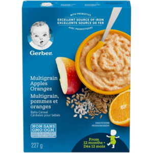 GERBER® Stage 4 Multigrain Apples & Oranges Baby Cereal 227 g, 227 GR