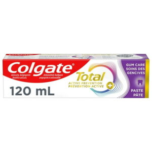 Colgate Total Active Prevention Plus Gum Care Toothpaste, Mint Flavour, 120 mL, 120ml