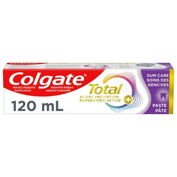 Colgate Total Active Prevention Plus Gum Care Toothpaste, Mint Flavour, 120 mL, 120ml