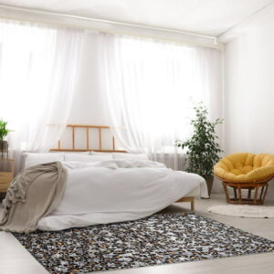 ECARPET Animal Print Soft & Fluffy Carpet for Bedroom, Cheetah Collection