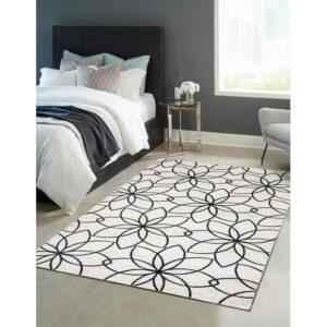 ECARPET Washable Floral Area Rug & Runner for Bedroom, Living Room, Kids Room, Hallway