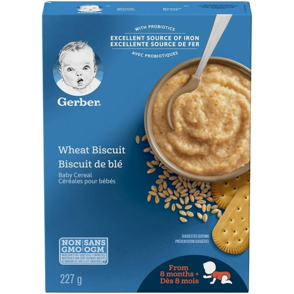 GERBER® Stage 3 Wheat Biscuit Baby Cereal 227 g, 227 GR