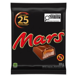 MARS Halloween Chocolate Fun Size Peanut Free Candy Bars, 25 Count BulkBag