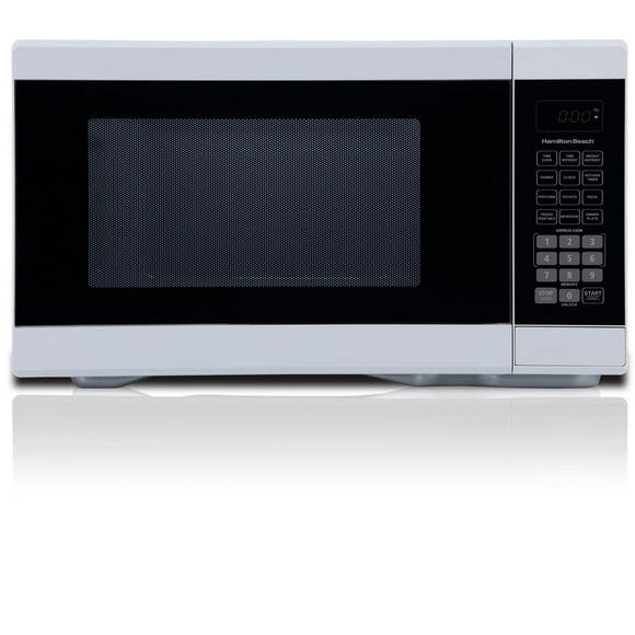 Hamilton Beach 1.1 Cu. Ft. Compact Microwave, White