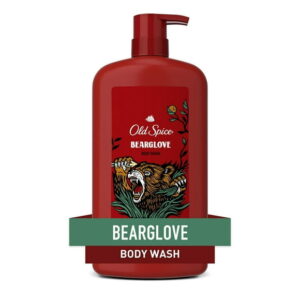 Old Spice Body Wash for Men, Bearglove, Long Lasting Lather, 987ML