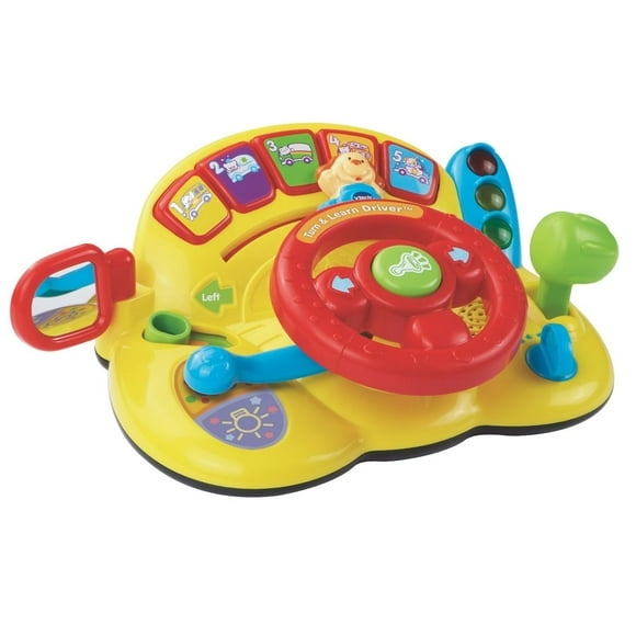 VTech Turn & Learn Interactive Driver for Toddlers - English Version, 1 to 3 years