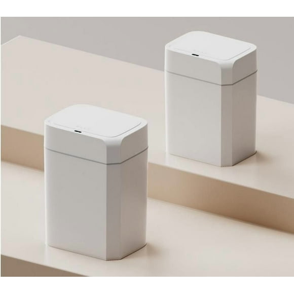 2 Pack, Step N' Sort Motion Sensor Touchless Trash Can, 16L and 11L