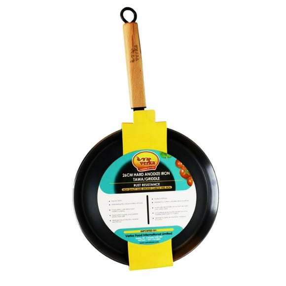 Verka Iron Griddle, Tawa 26cm, Ideal for chapatis, parathas, dosas, pancakes