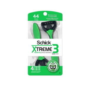 Schick Xtreme 3 Sensitive 3 Blade Disposable Razors for Men, 4 ct, 4 ct