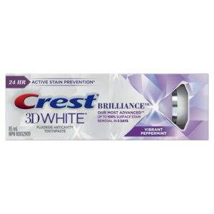 Crest 3D White Brilliance Toothpaste Vibrant Peppermint, 85 ml