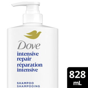 Dove Intensive Repair Shampoo for Damaged Hair with Liquid Bio-Protein Care, 828mL, 828 ML