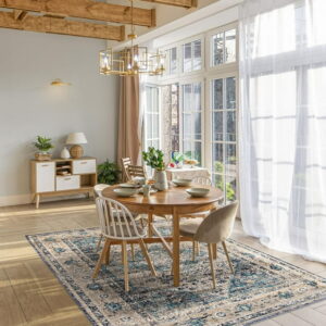 ECARPET Traditional Vintage Style Area Rug for Hallways, Bedroom and Living Room Bolivia Bijar Collection