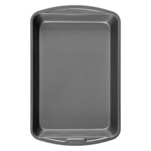 GoodCook Everyday Nonstick Steel Baking Pan, 9" x 13", Gray, GC 13X9" OBL PAN