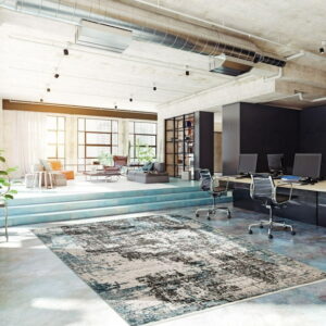 ECARPET Modern Abstract Area Rug Sparrow Collection