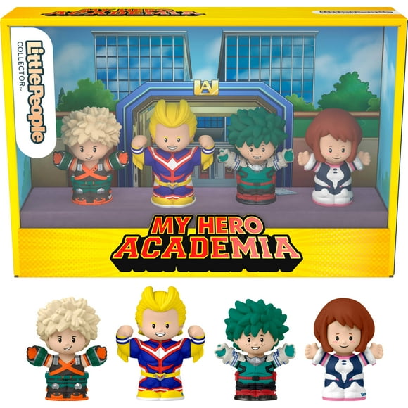 Little People Collector My Hero Academia Anime Series Special Edition Set, 4 Figures