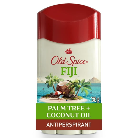 Old Spice Men's Antiperspirant & Deodorant Fiji with Palm Tree, 24/7 Sweat Protection, 73 g