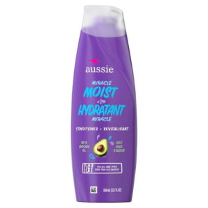 Aussie Paraben-Free Miracle Moist Conditioner w/ Avocado & Jojoba Oil For Dry Hair, 360 mL