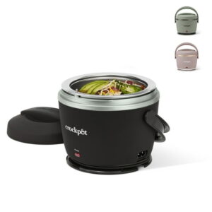 Crock-Pot Electric Lunch Box, Portable Food Warmer for On-the-Go, 20-Ounce (591 mL), Black Licorice, 591 mL