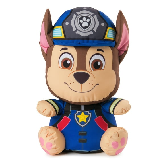 PAW Patrol: Fire Rescue Chase Swisheez Plush Toy, Squishy Stuffed Animal for Kids Ages 3+, PAW Patrol Fire Rescue Chase Swisheez Plush, Official Toy from the Hit Cartoon, Squishy Stuffed Animal for Ages 3 and Up, 10