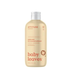 ATTITUDE baby leaves, Bubble Wash, Pear Nectar, 473 mL