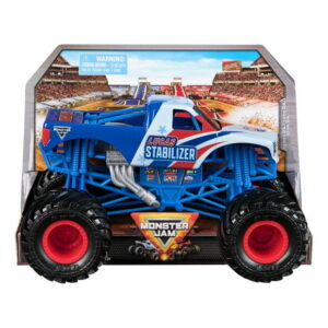 Monster Jam, Official Lucas Stabilizer Monster Truck, Collector Die-Cast Vehicle, 1:24 Scale, Kids Toys for Boys and Girls Ages 3 and up