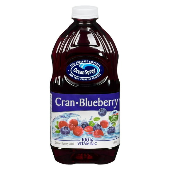 Ocean Spray CranBlueberry Cranberry Blueberry Cocktail, 1.89 L