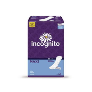 Incognito® Maxi Regular pads 48's, For all types of leakage
