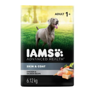 Iams Advanced Health Skin & Coat Chicken & Salmon Adult Dry Dog Food, 2.72-12.2kg