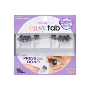 KISS imPRESS - Press On Falsies Easy Tab Eyelashes - Black - Demi Wispy, KISS imPRESS Falsies