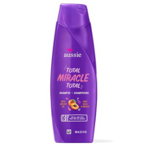 Aussie Paraben-Free Total Miracle Shampoo w/ Apricot & Macadamia For Hair Damage, 360 mL