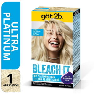 Got2b Bleach It Permanent Hair Color, 00A Ultra Platinum, 1 application, 60ml