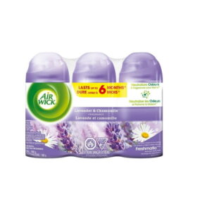 AirWick Freshmatic Air Freshener, Automatic Spray Refills, Lavender & Chamomile, 3 Refills