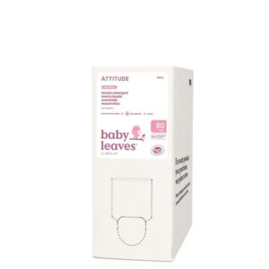 ATTITUDE baby leaves, Laundry Detergent, Refill, Unscented, 80 loads, 2L