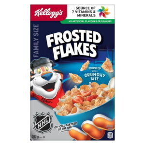 Kellogg's Frosted Flakes Cereal, Family Size, 580 g