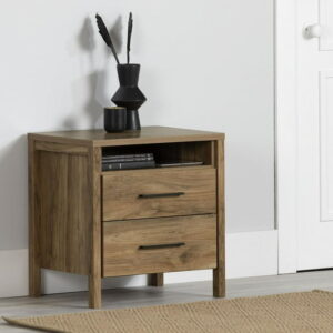Southshore Gravity 2-Drawer Nightstand