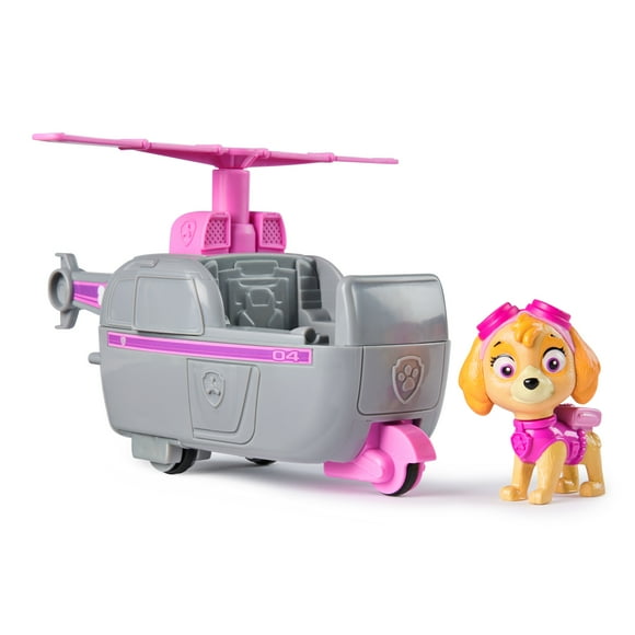 PAW Patrol Helicopter with Collectible Skye Figure, Sustainably Minded Toys for Kids Ages 3+, Skyes Helicopter