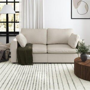 Mainstays Chatham 74" Sofa, Cream Linen, 74" Sofa