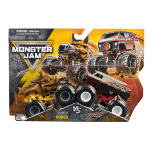 Monster Jam, Official Fastro Fan Vs. Horse Power Die-Cast Monster Trucks, 1:64 Scale, Kids Toys for Boys Ages 3 and up