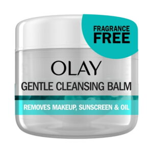 Olay Gentle Cleansing Balm Makeup Remover, Fragrance Free, Hydrating Face Cleanser Removes Makeup, Sunscreen and Oil, 100ML